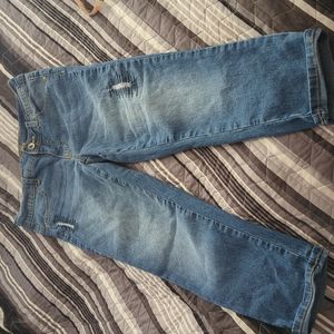 Girl's Justice Denim Capri